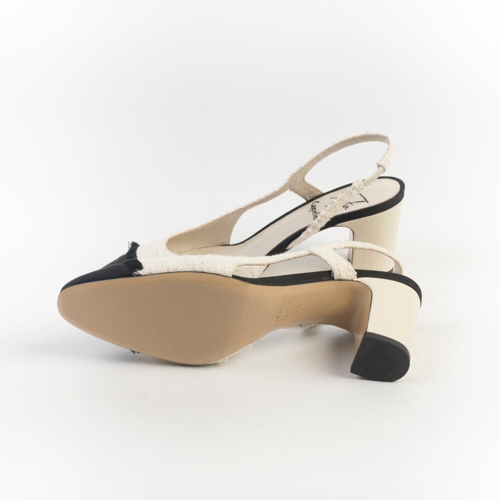 ROBERTO FESTA - Sling Back - FICUS - Bicolor Nero Bianco Scarpe Donna Roberto Festa 