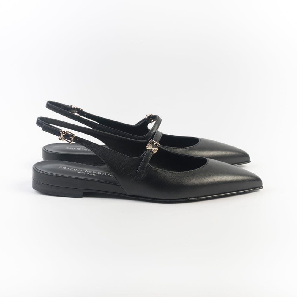 SERGIO LEVANTESI - Sling Back - FEDE - Nero Scarpe Donna SERGIO LEVANTESI 