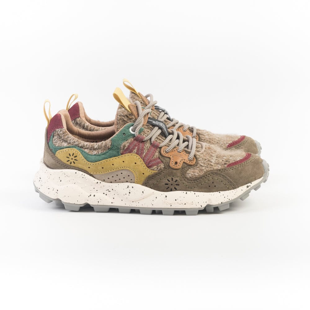 FLOWER MOUNTAIN - Sneakers Yamano 3D58 - Lana Marrone Scarpe Donna FLOWER MOUNTAIN 