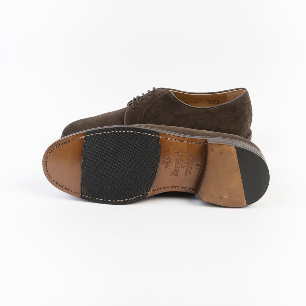 BERWICK 1707 - 4406 - Derby - Camoscio Testa di Moro Scarpe Uomo Berwick 1707 