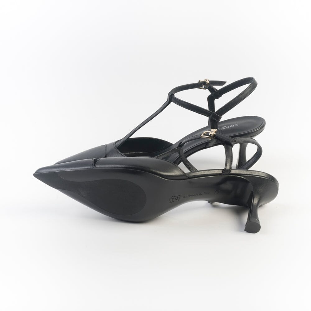 SERGIO LEVANTESI - Sling Back - EDVIGE - Nero Scarpe Donna SERGIO LEVANTESI 