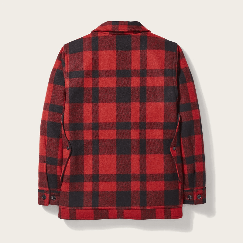 FILSON - Mackinaw Cruiser Jacket CPS0015 - Red Black Abbigliamento Uomo FILSON 