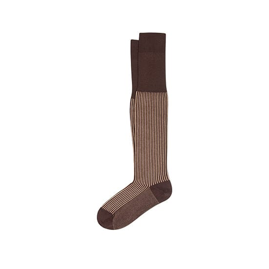 ANT 45 - Calzini Gessato B01 - Marrone Brown Accessori Uomo ANT 45 