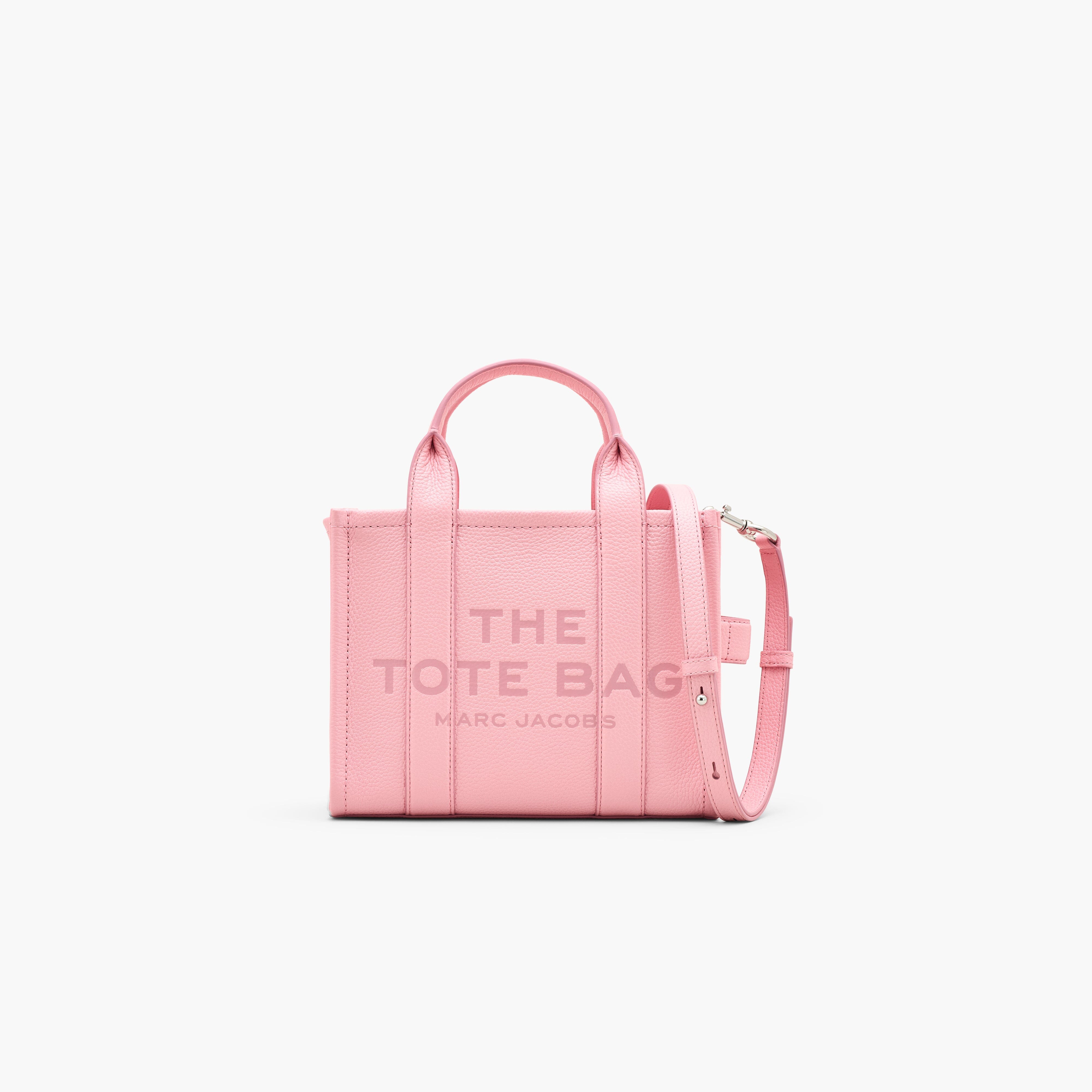 MARC JACOBS - H009L01SP21-669 - The Leather Small Tote Bag - Ribbon Pink Borse Marc Jacobs 