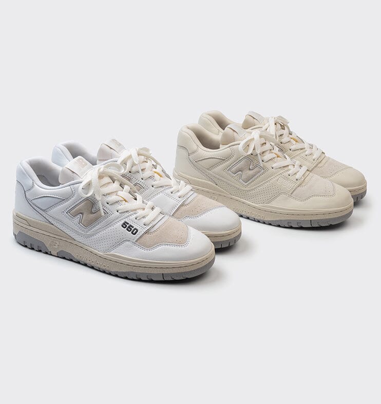 NEW BALANCE - Sneakers BB550PWG - White Beige— Cappelletto Shop