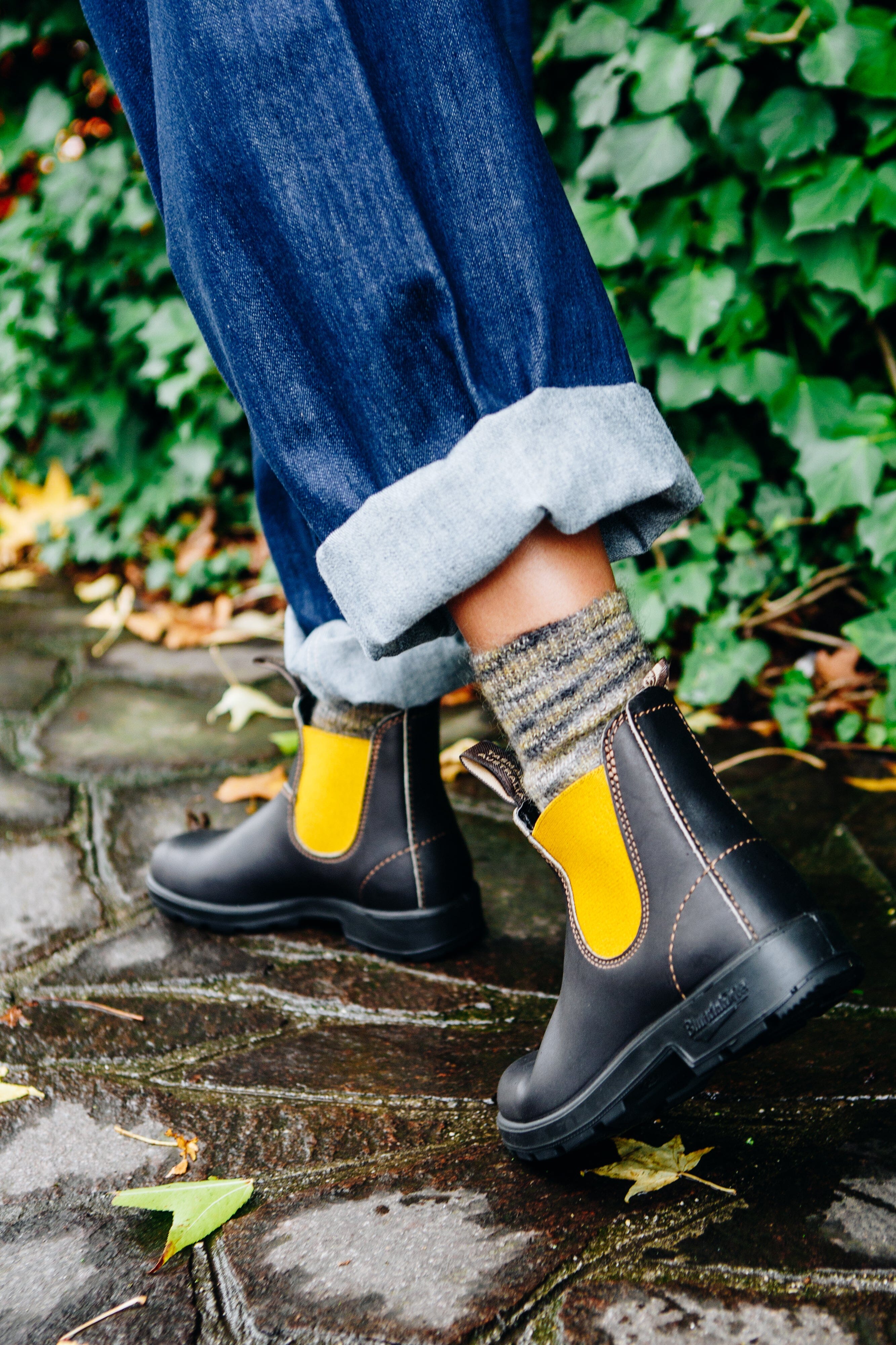 BLUNDSTONE 1919 ankle boot BROWN MUSTARD