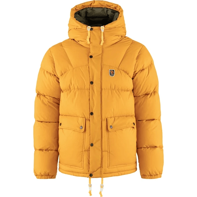 FJALLRAVEN - Expedition Pack Down Jacket- 84605- Yellow — Cappelletto Shop