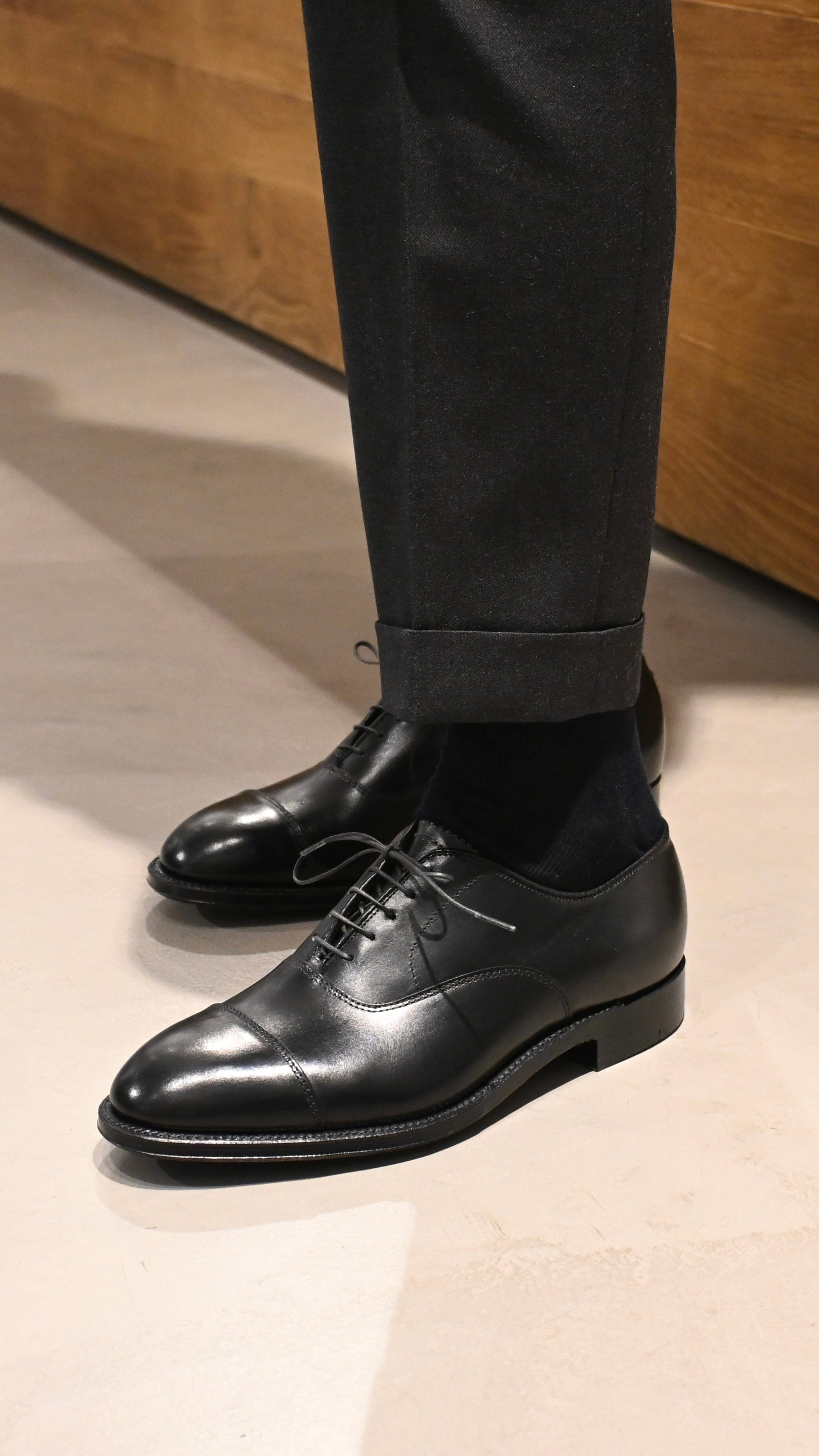 ALDEN 907 Oxford Calfskin Black