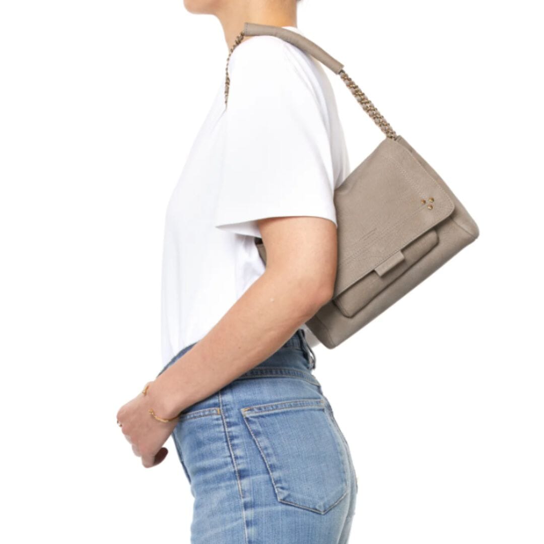 JEROME DREYFUSS - Borsa A Tracolla - Lulu M - Beton Beige Borse Jerome Dreyfuss 