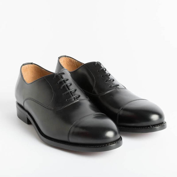 BERWICK 1707 Oxford shoes with toe cap 4490 Black