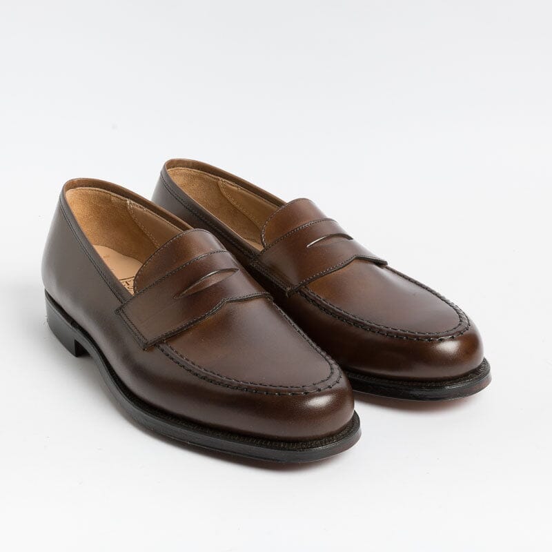 CROCKETT & JONES - Moccasin - Boston - 28363A - Dark Brown Leather ...