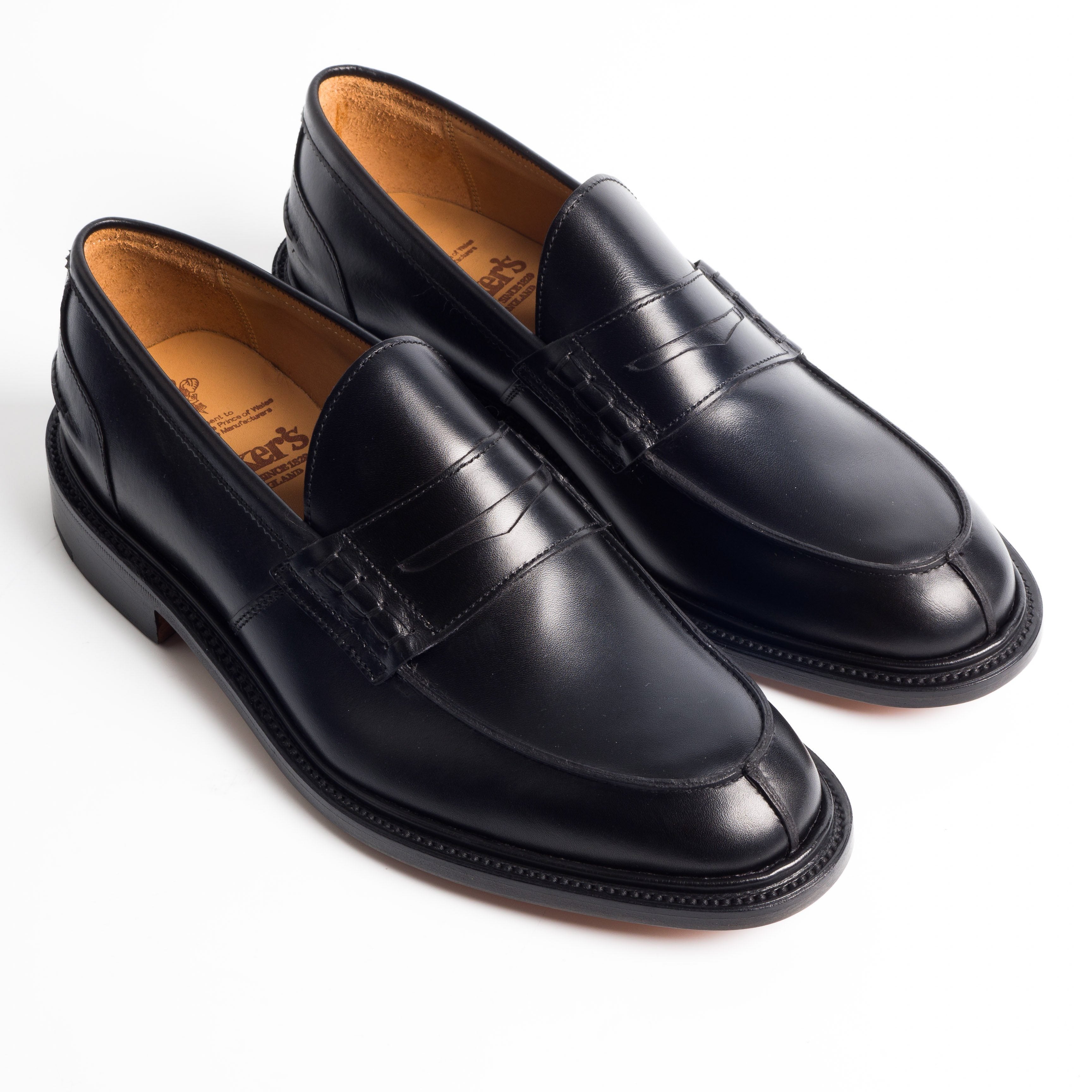 TRICKER S Leather moccasin James Black